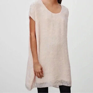 Wilfred bouchette velvet and silk ballet  pink dress oversized XXS/M